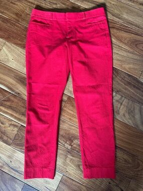 Banana Republic Sloan Fit Red Pants, sz 8, EUC